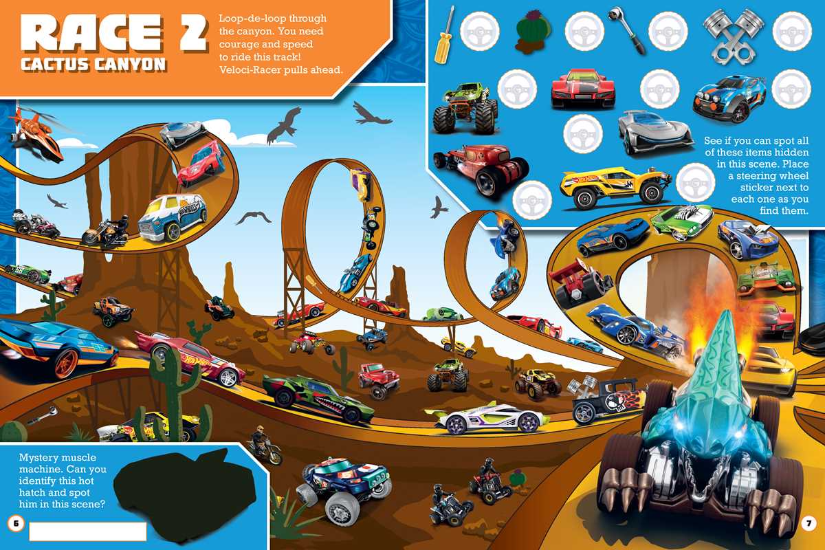 Hot Wheels: The Big Race Seek and Find Activity Book