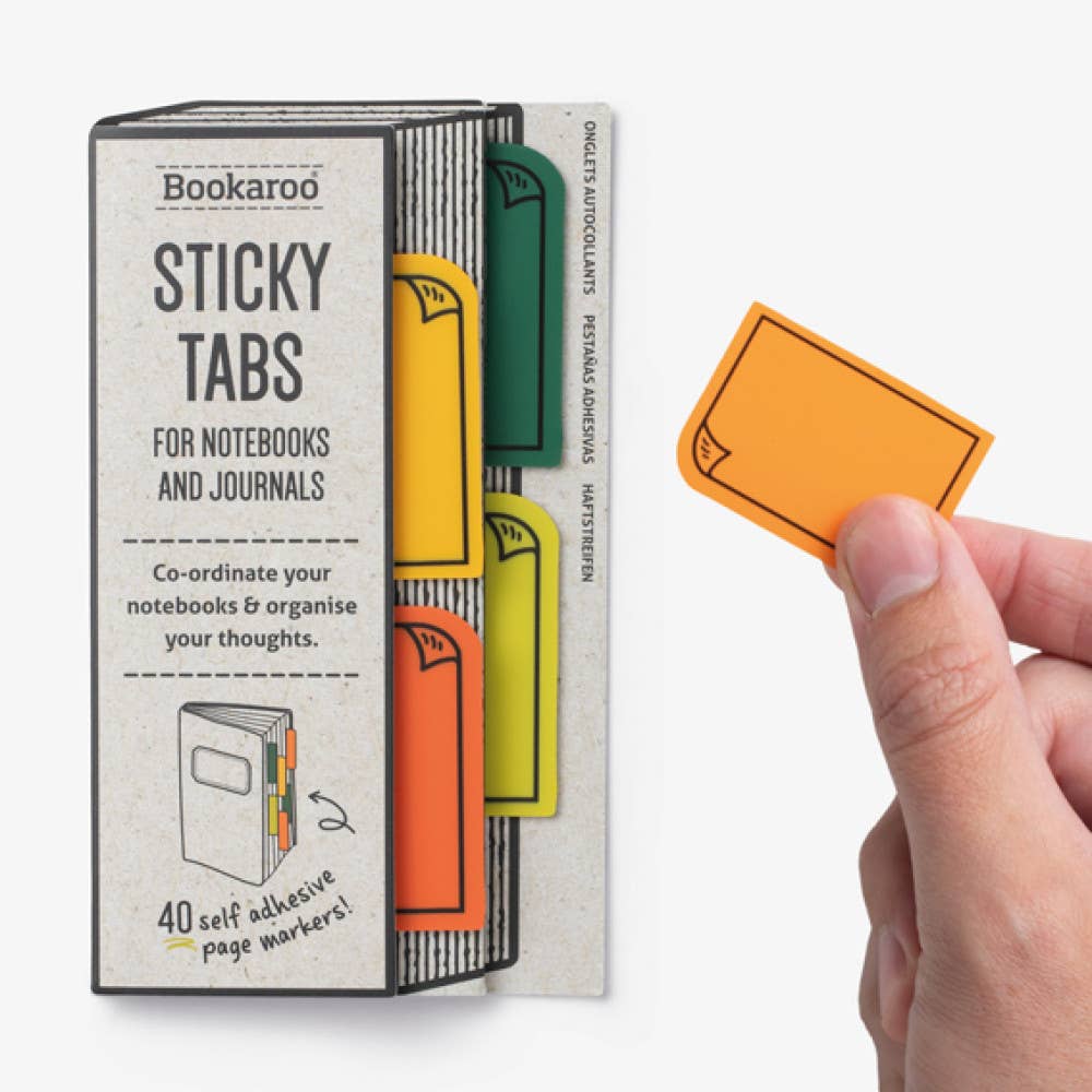 Bookaroo Sticky Tabs - Blues and Greens