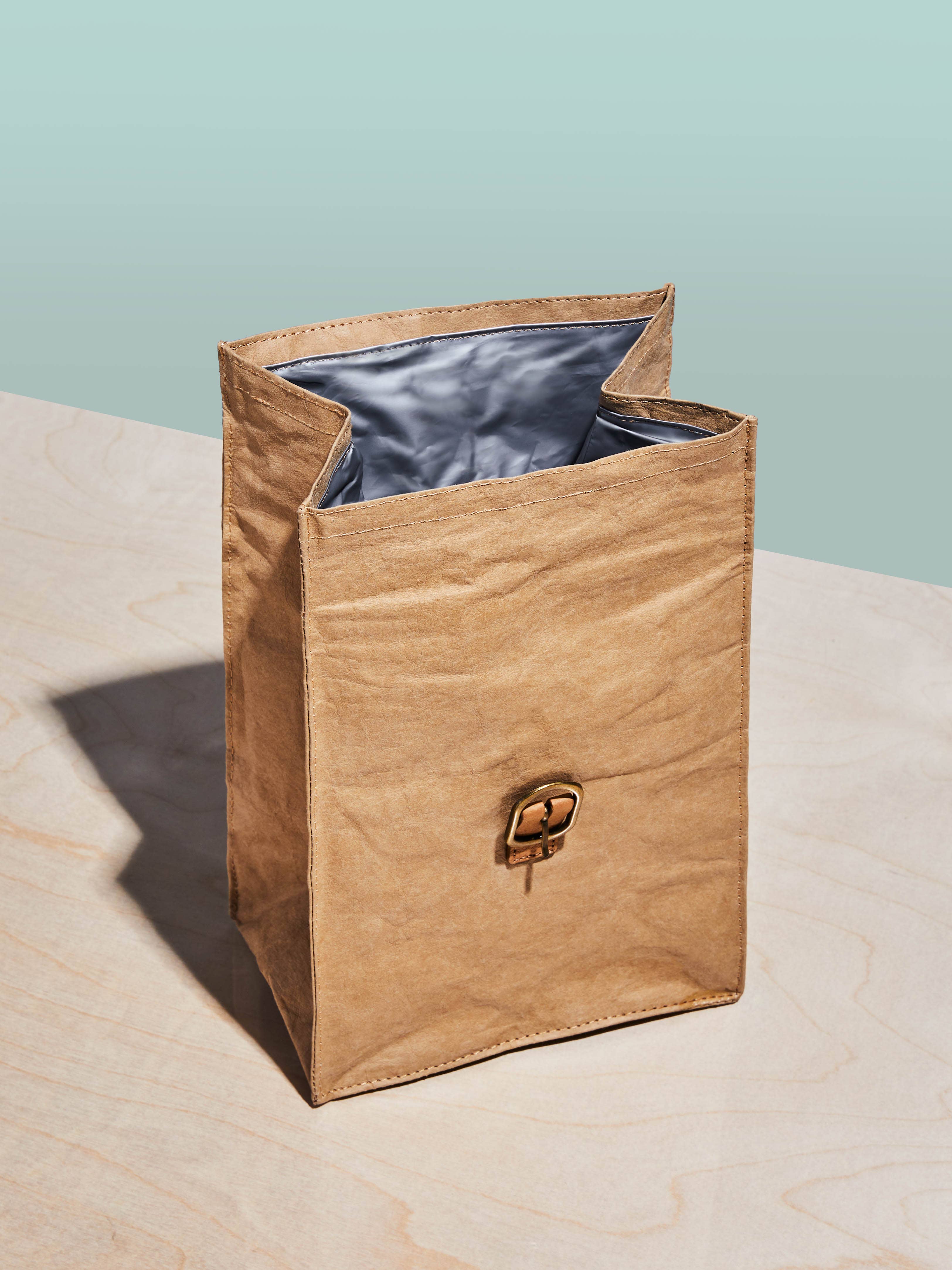 Insulated Paper Lunch Bag, Reusable