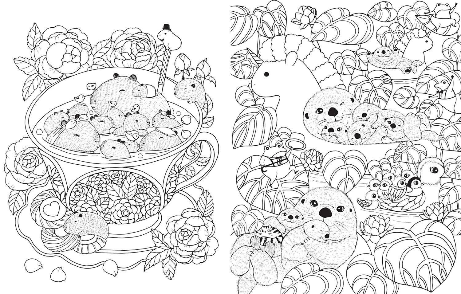 DUPLICATE A Million Baby Animals Coloring Book by Lulu Mayo