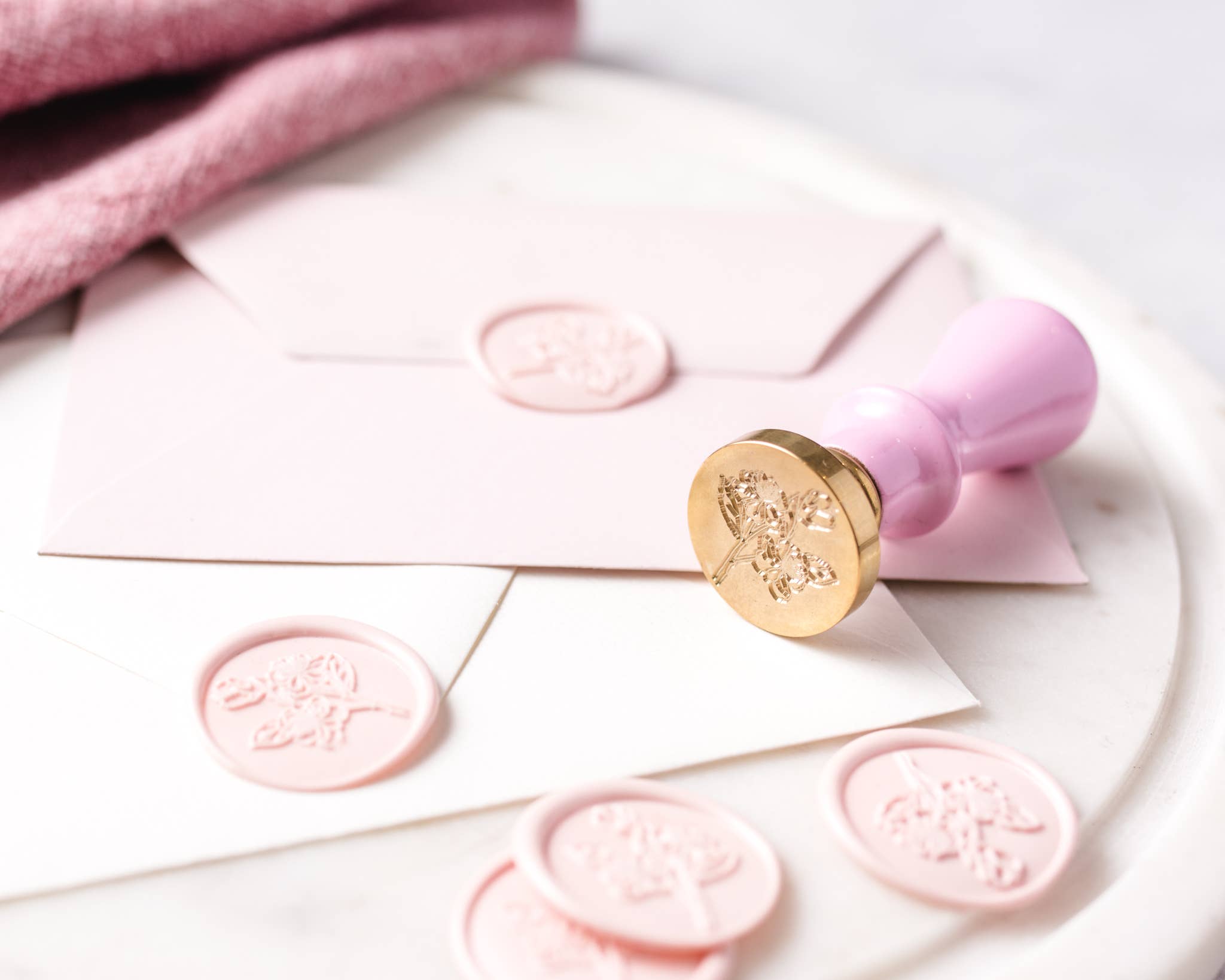 Wax Seal Stamp and Wax Stick Set: 3 Design Options