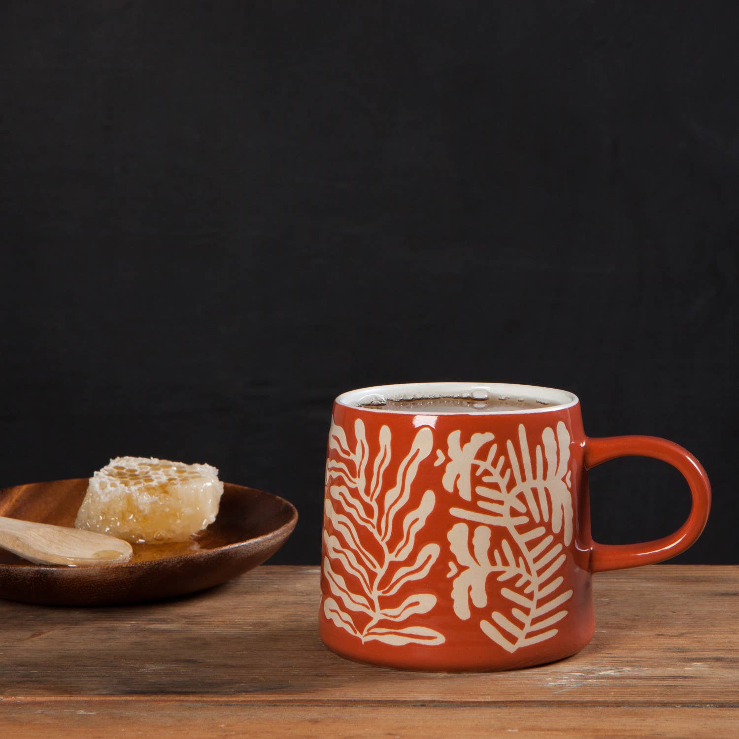 Entwine Imprint Stoneware Mugs 12 oz