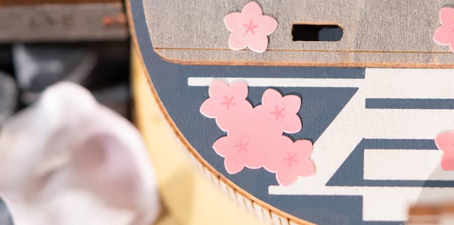 Sakura Tram: DIY Wooden Puzzle