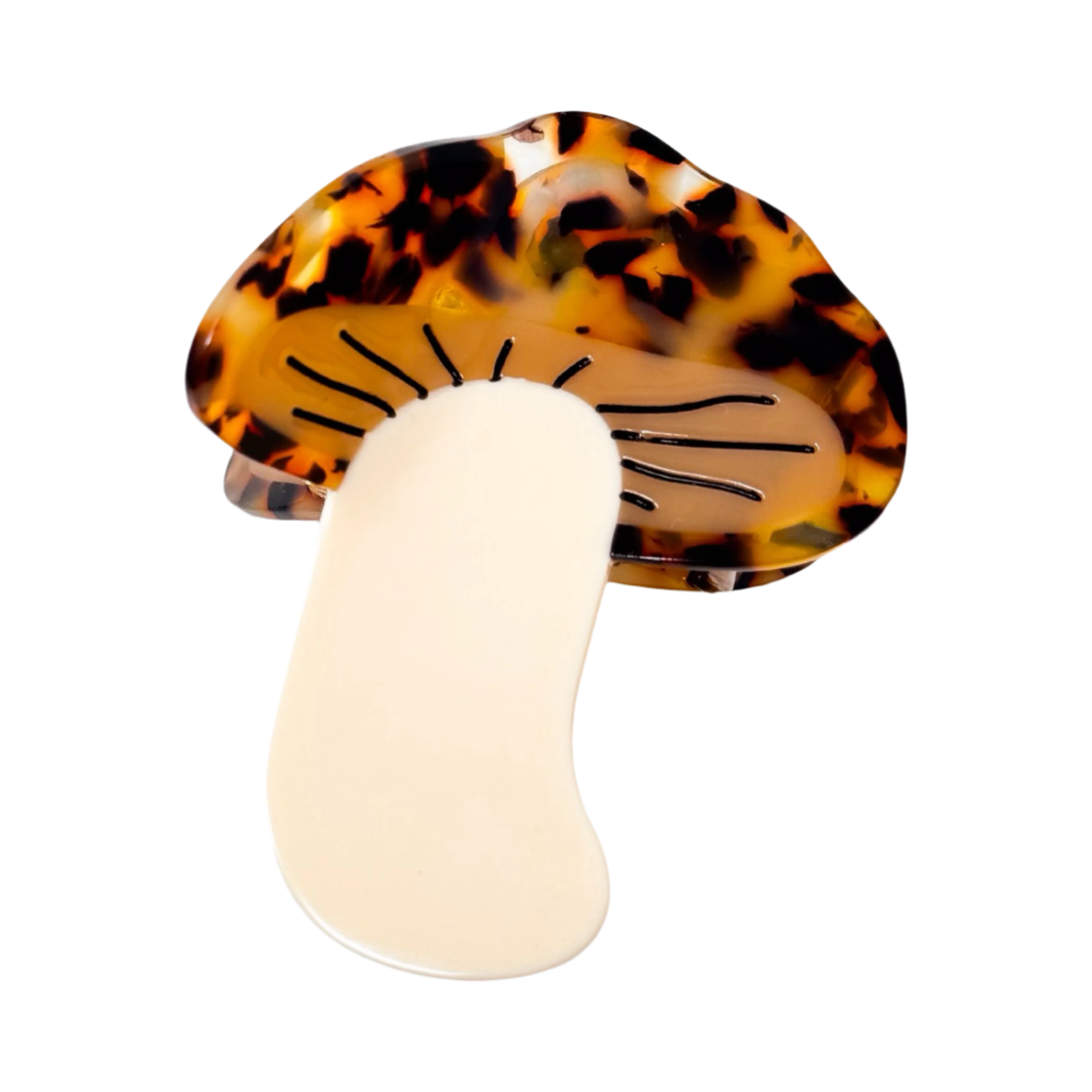 Midi Shiitake Hair Claw Clip