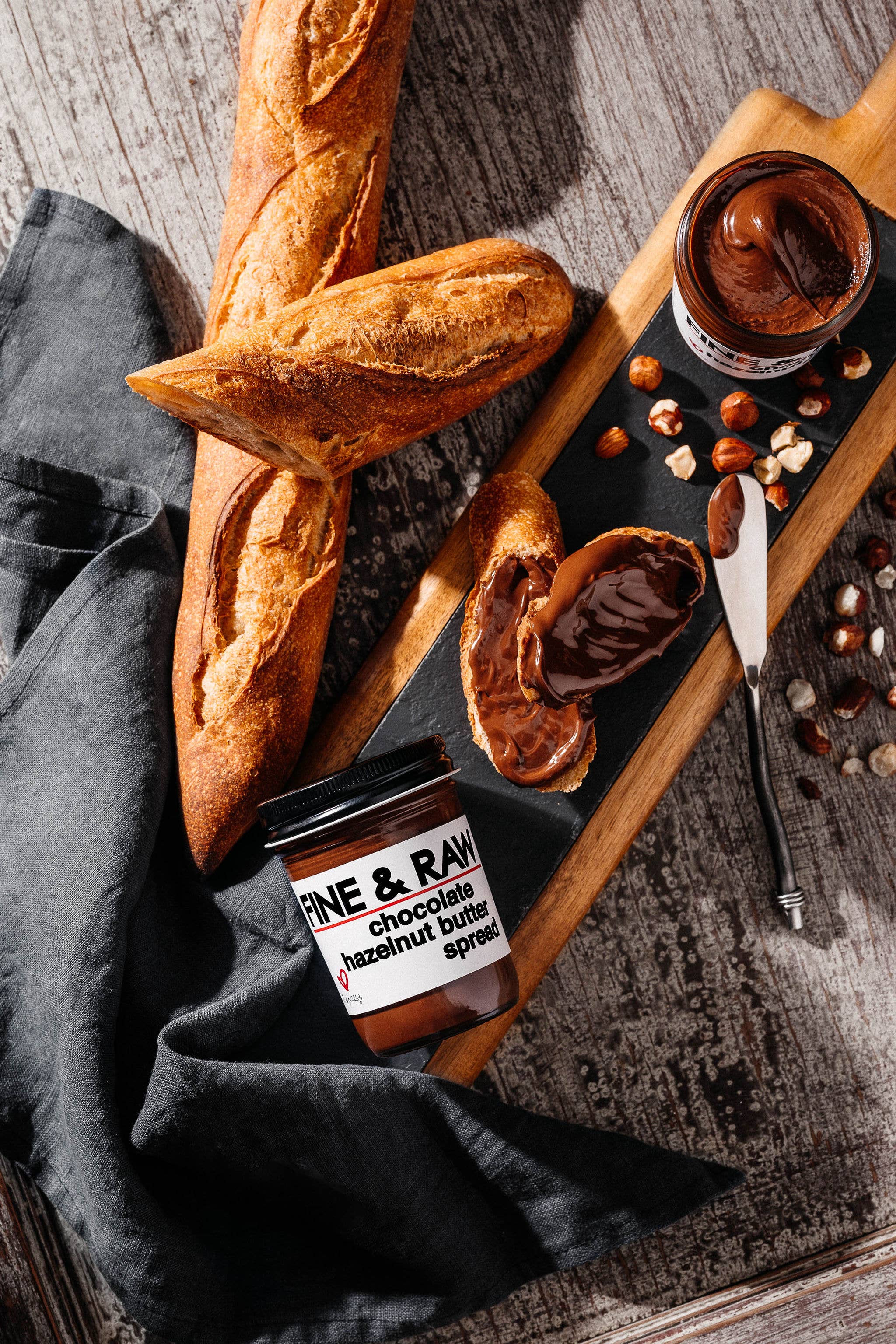 FINE & RAW - Chocolate hazelnut butter spread