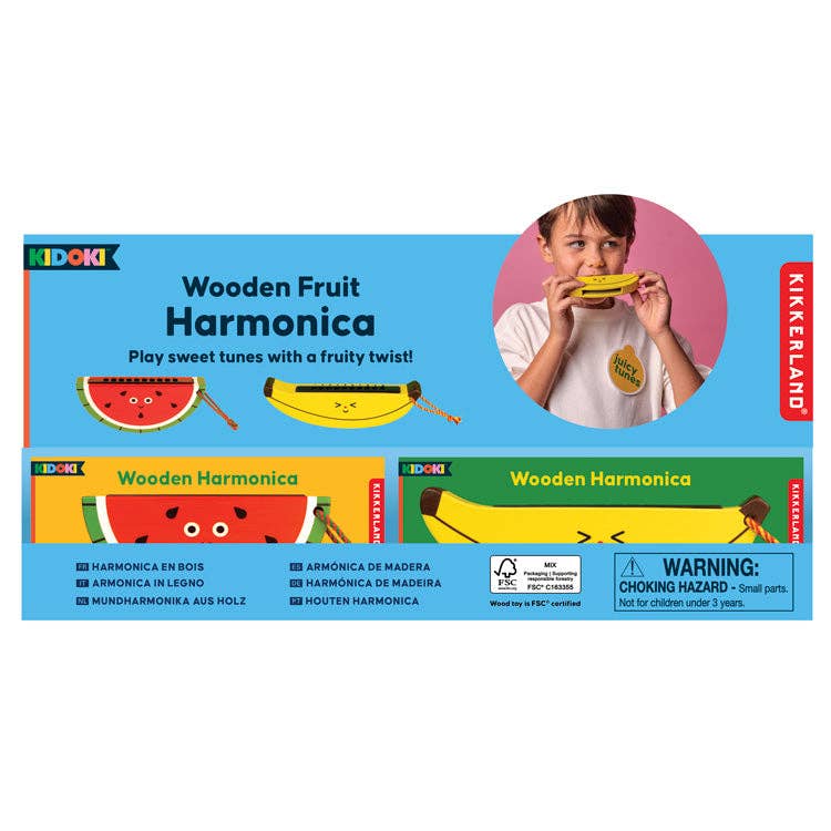 Wooden Fruit Harmonica: Watermelon