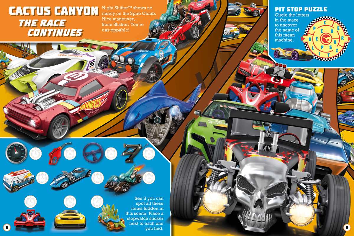 Hot Wheels: The Big Race Seek and Find Activity Book