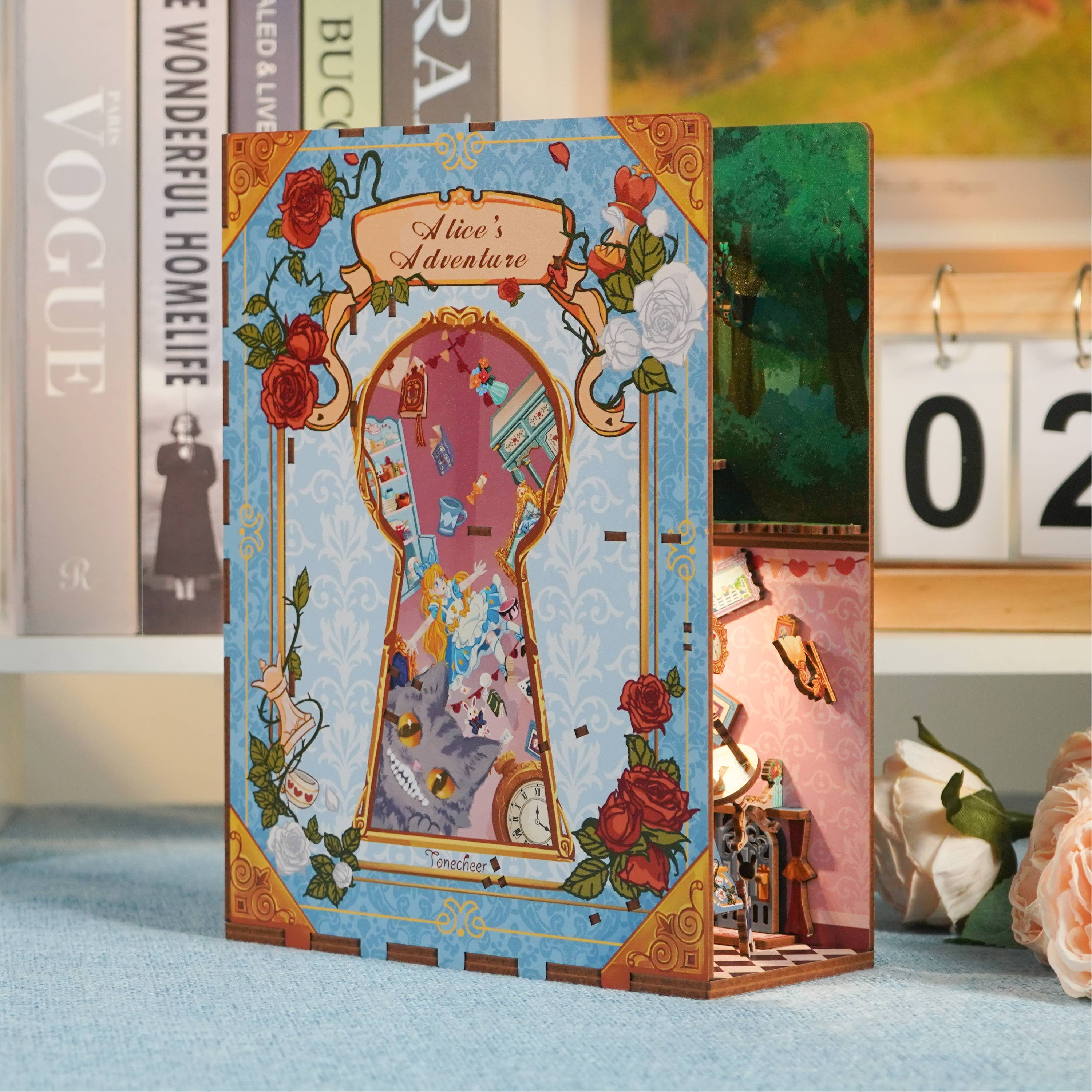 Alice's Adventure: DIY Miniature House Book Nook Kit