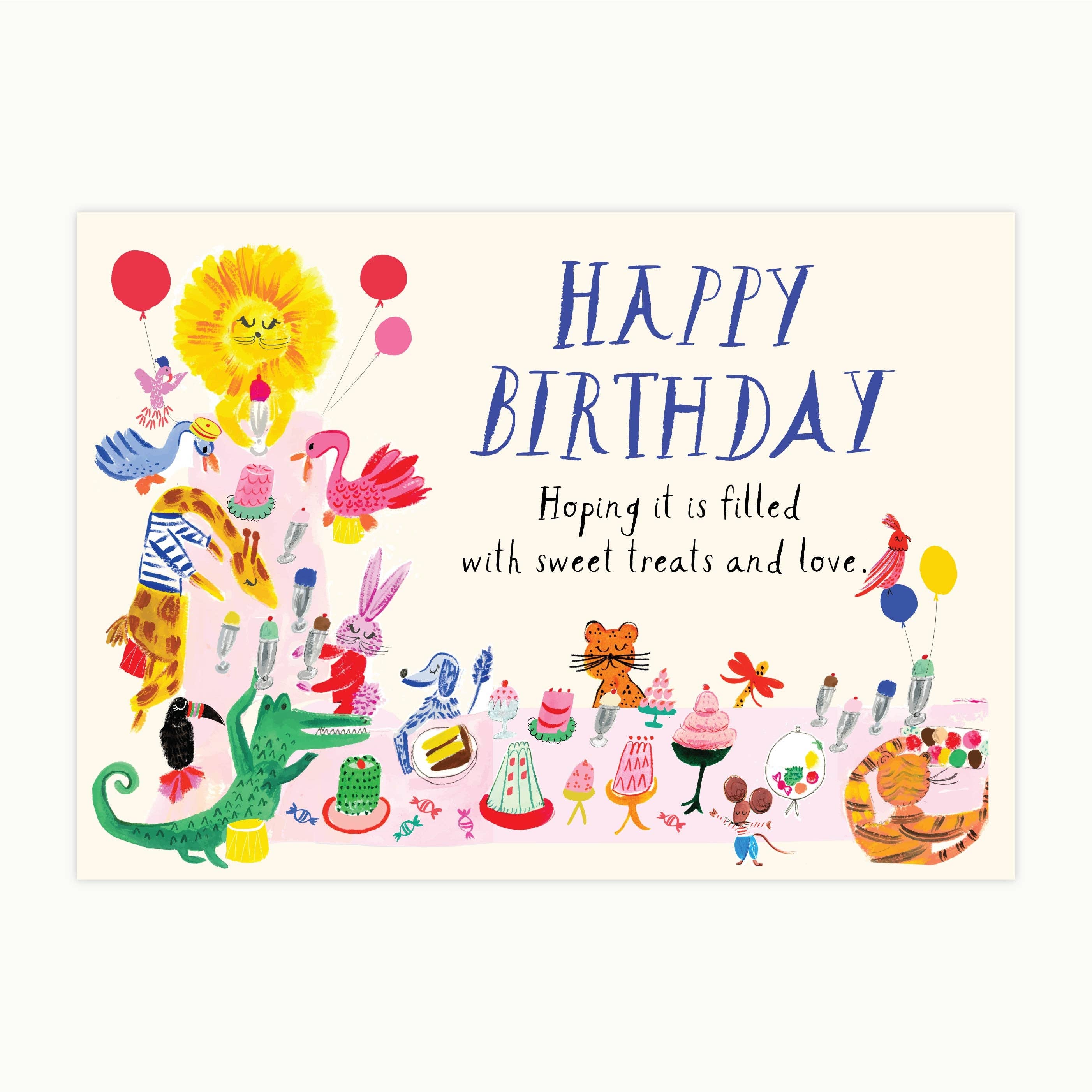 Sweet Treats Happy Birthday Greeting Card