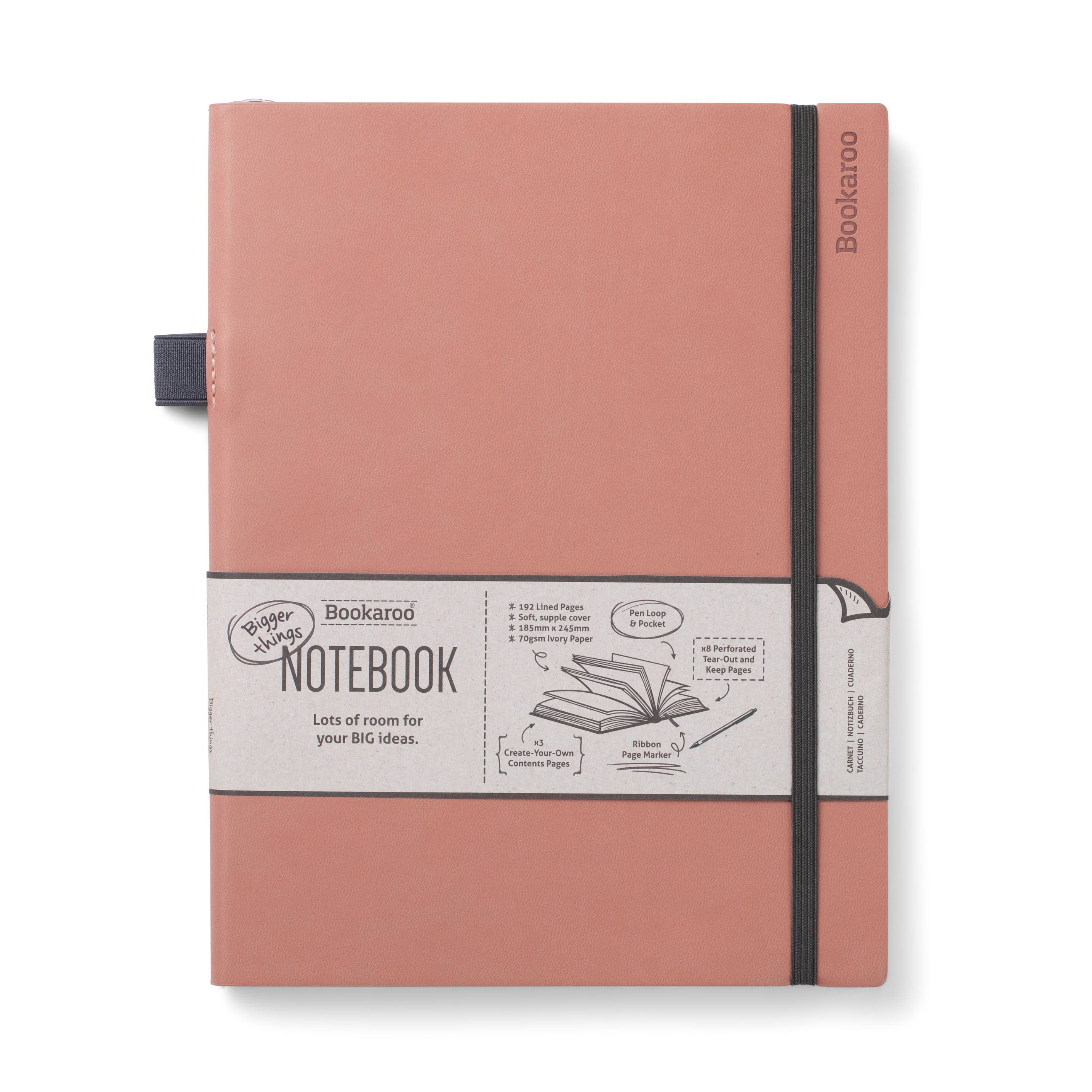 Bookaroo Bigger Things Notebook - 4 Colors Available