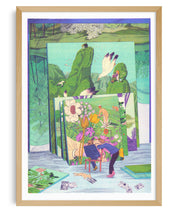 The Painter's Studio  A3 Poster - Karlotta Freier