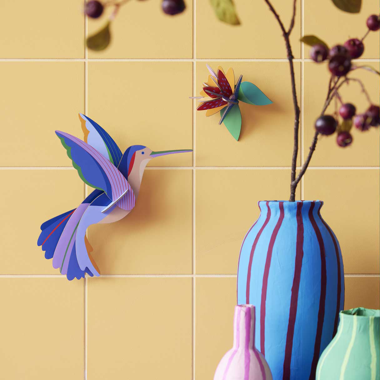 Hummingbird 3D DIY Wall Art Kit