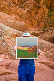 The American Basin 12"x12" Print