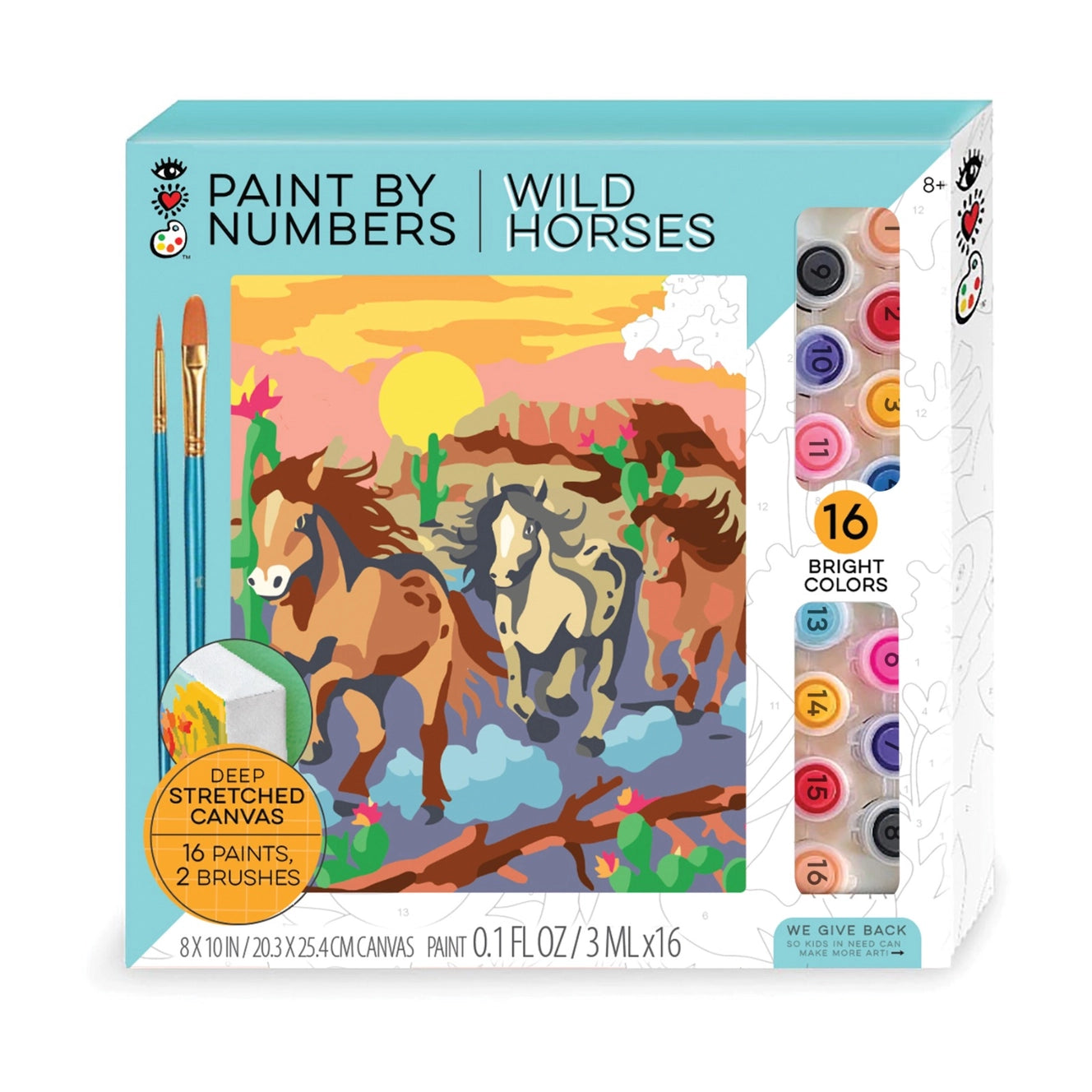 Wild Horses Paint By Numbers Kit