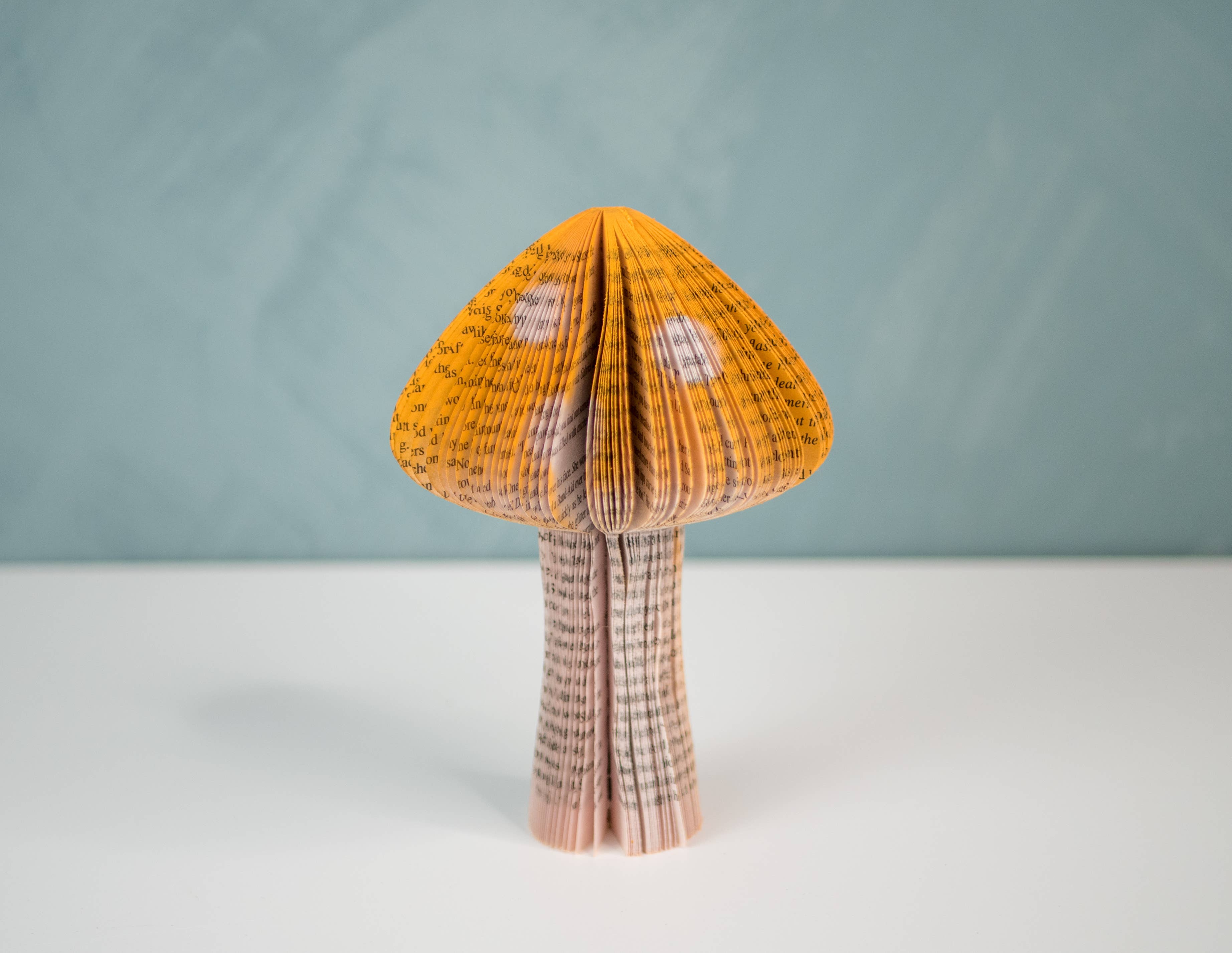 Paper Mushroom - Mustard Yellow