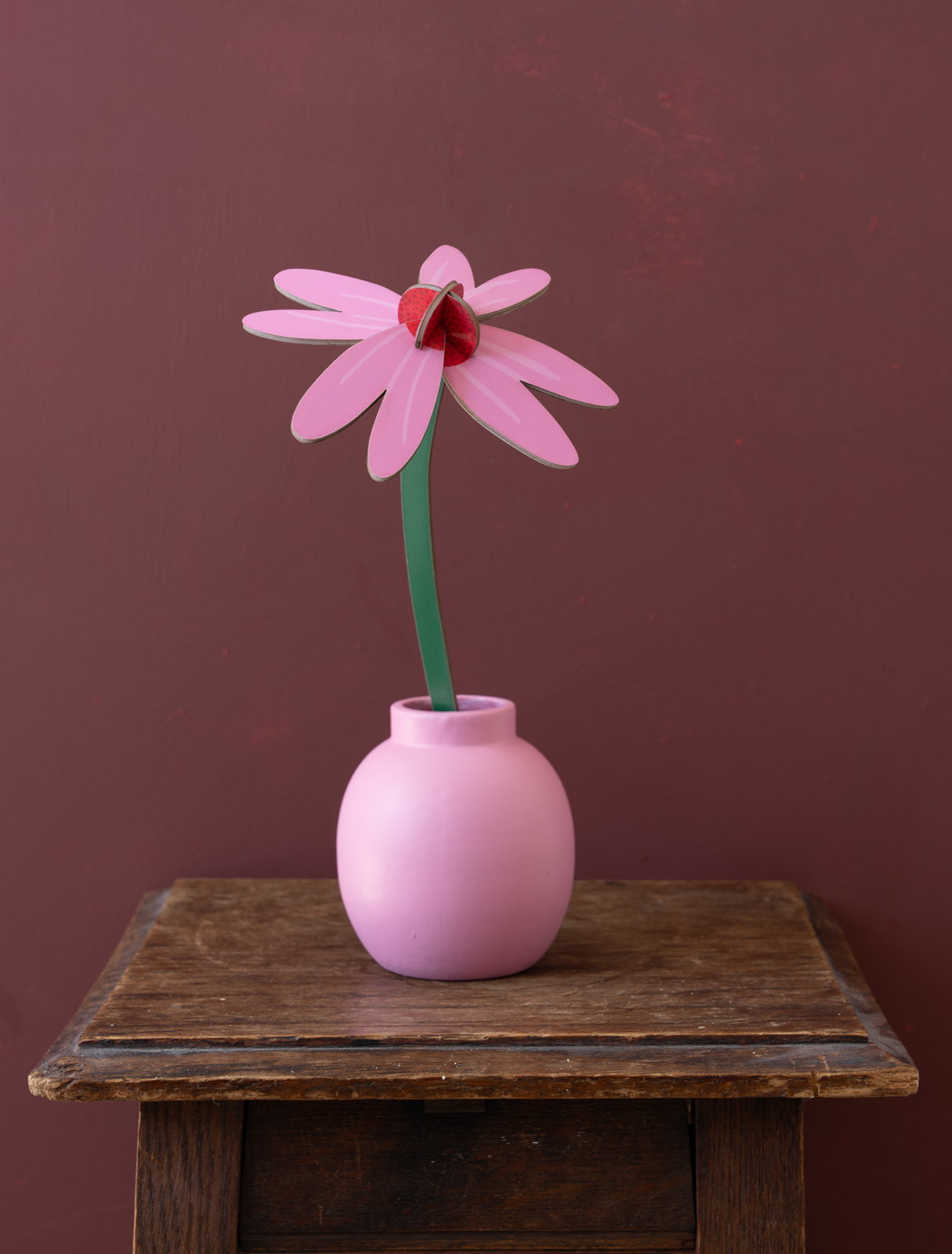 Pink Coneflower | 3D Small Everlasting Flower Craft Kit