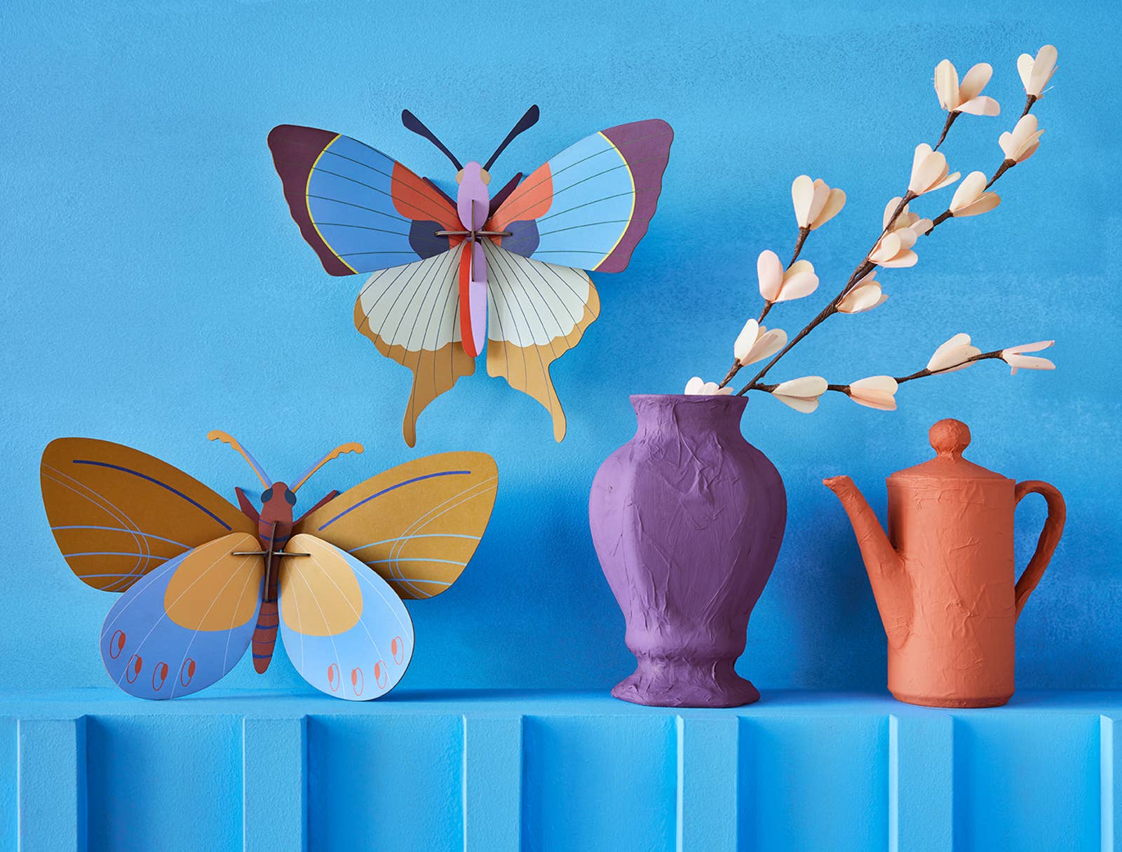 Ochre Costa Butterfly - 3D DIY Wall Art Kit