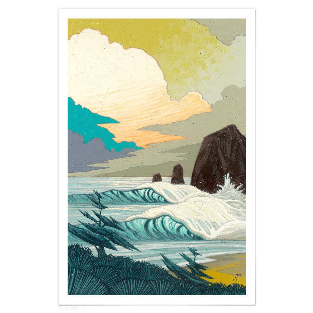 Break in the Storm - 9x12 Giclee Print