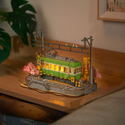 Sakura Tram: DIY Wooden Puzzle