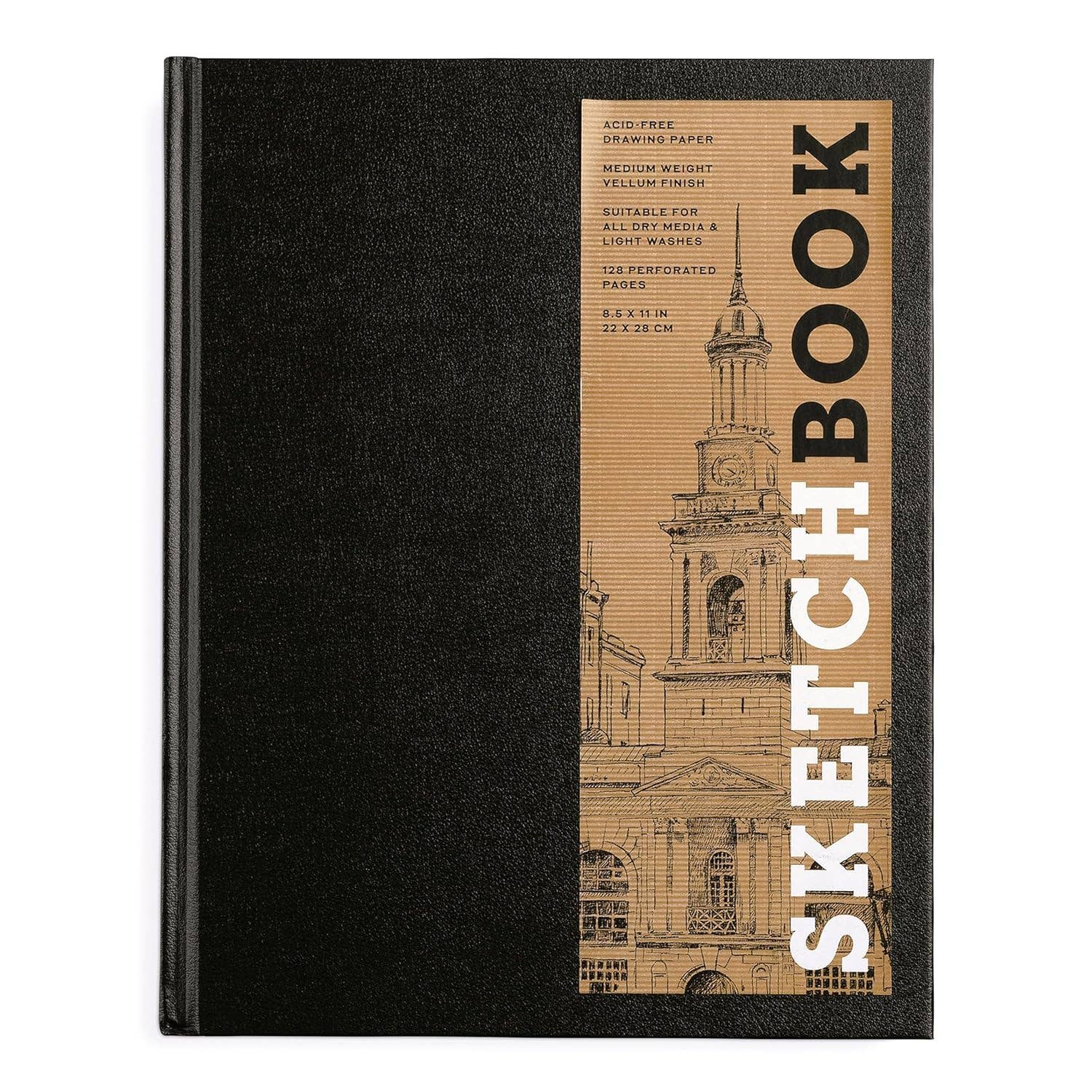 Large Sketchbook 8.5 x 11" - Basic Bound (Black)