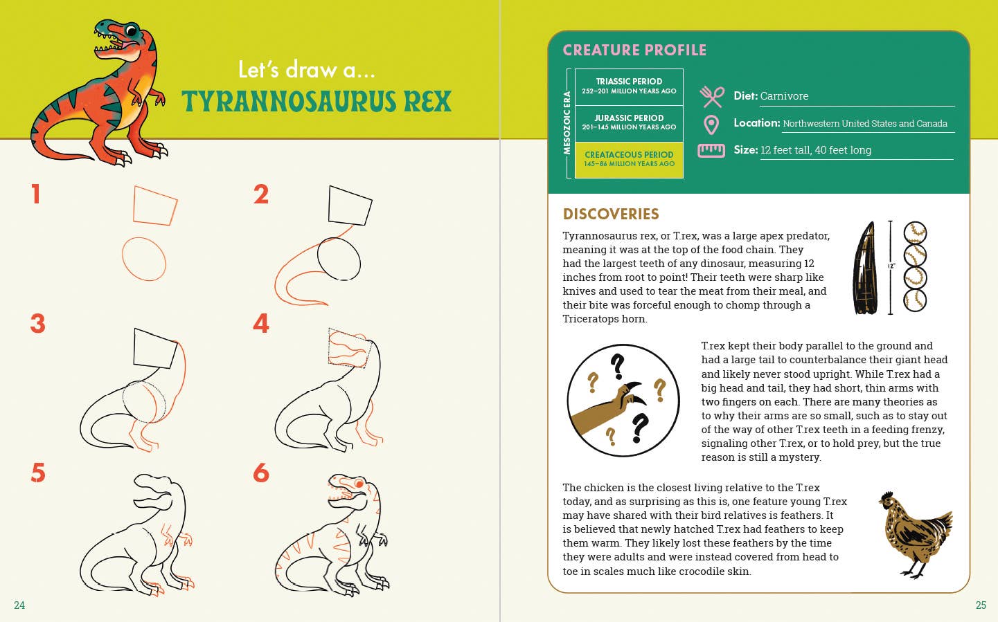 The Dinosaur Explorer's Drawing Guide For Kids