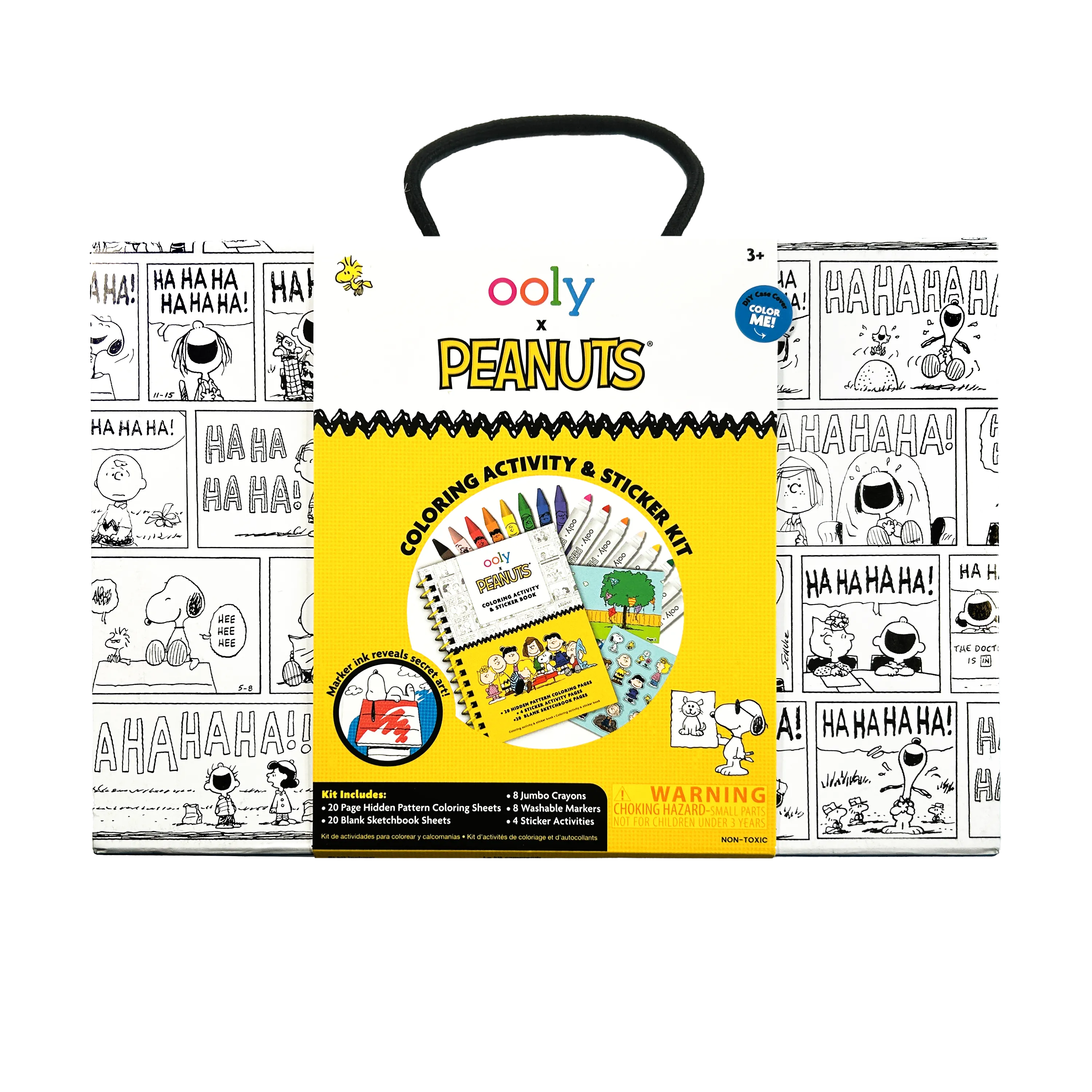 OOLY x Peanuts: Coloring Activity & Sticker Kit