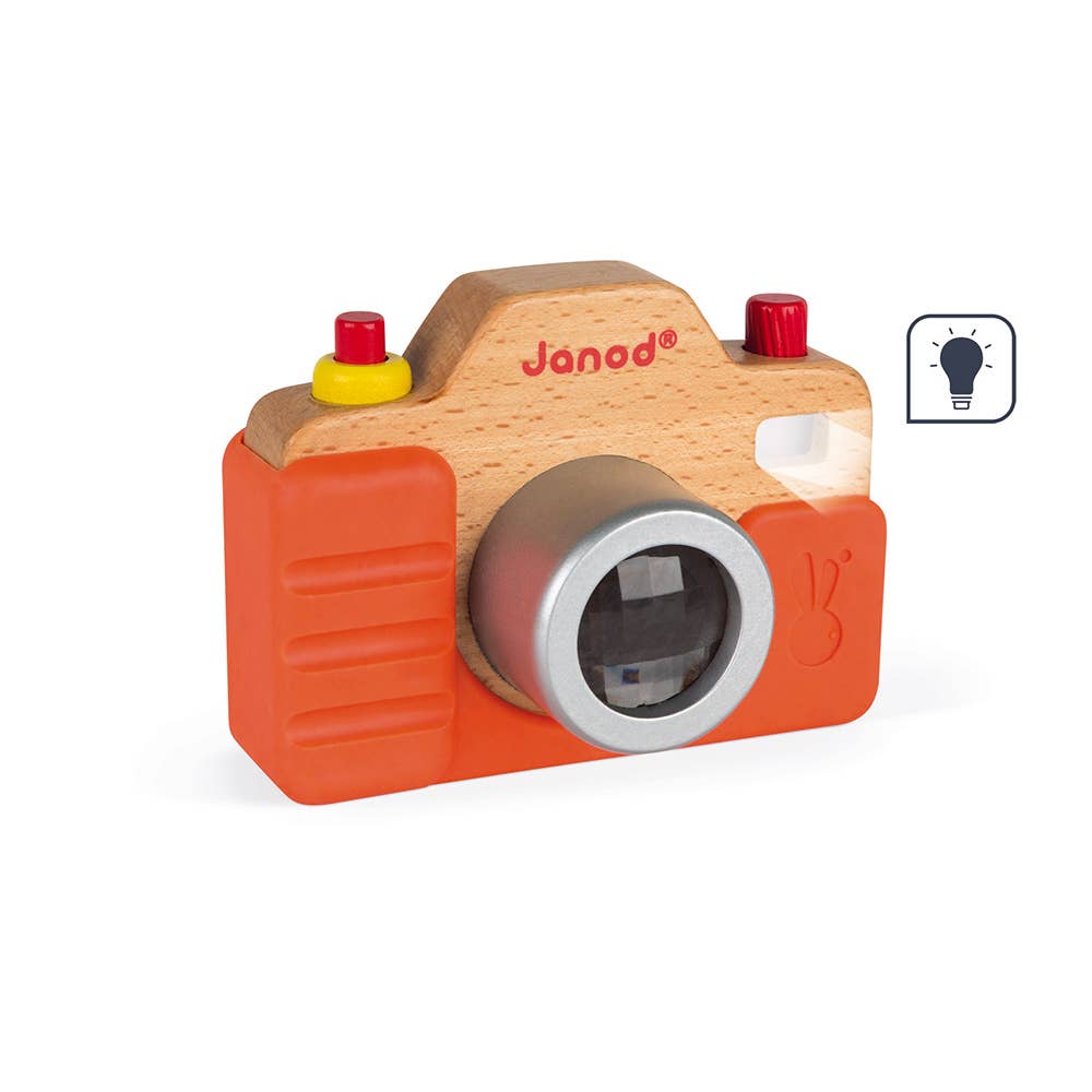 Janod - Sound Camera - Batteries Included - Silicone Case