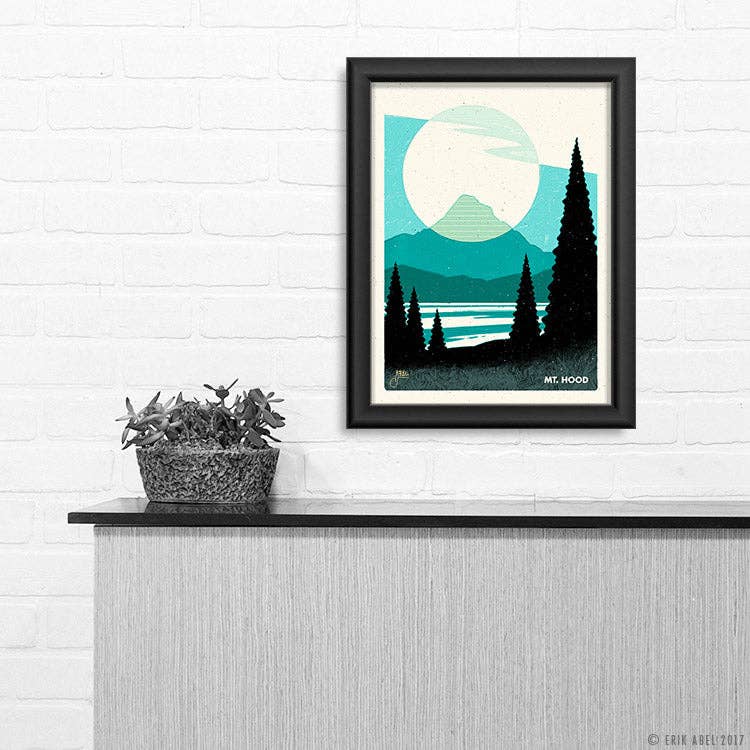 Mt. Hood - 9x12 Giclee Print