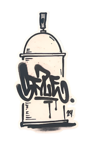 STYLE Cartoon Can Sticker 3.5"