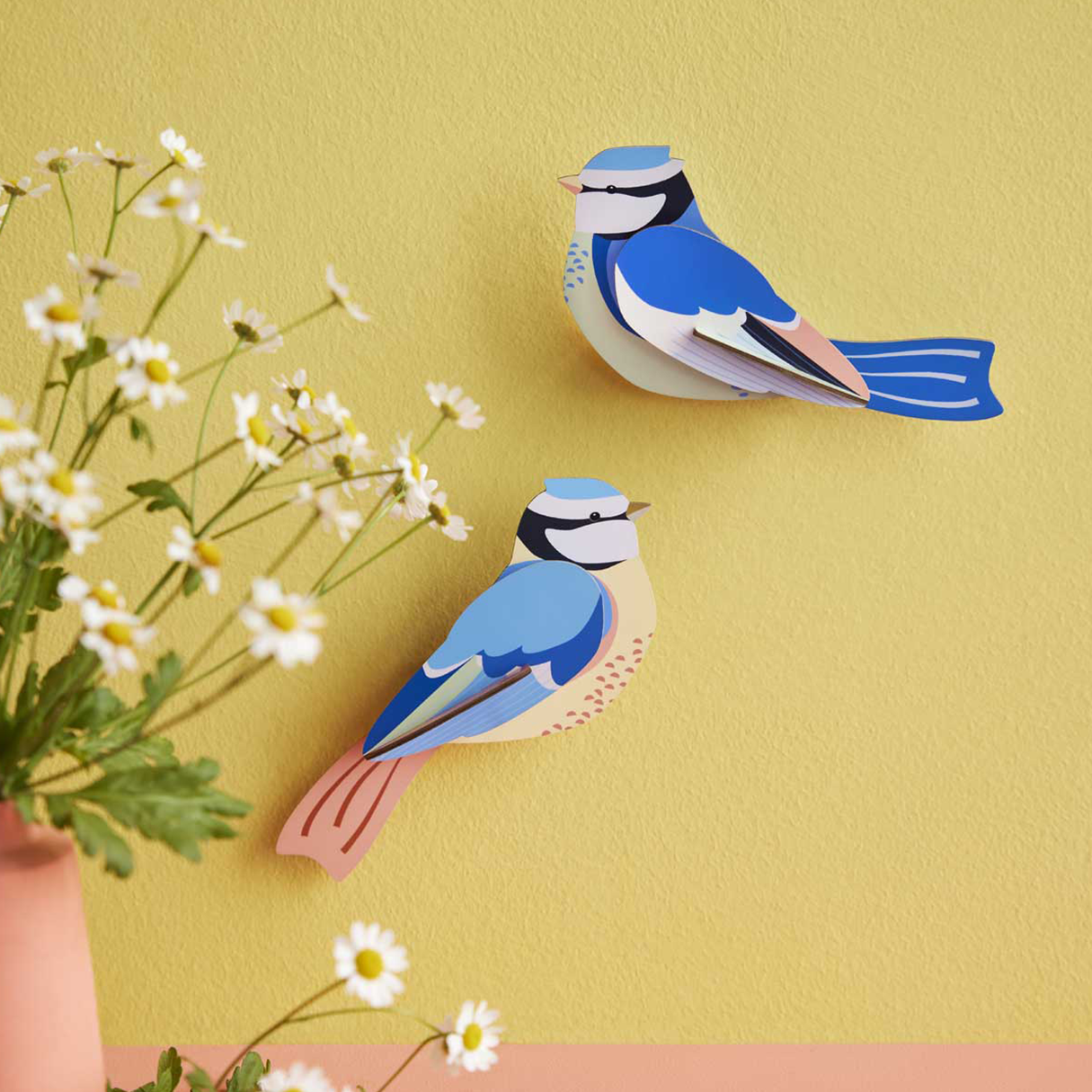 Blue Tits 3D Wall Art Craft Kit