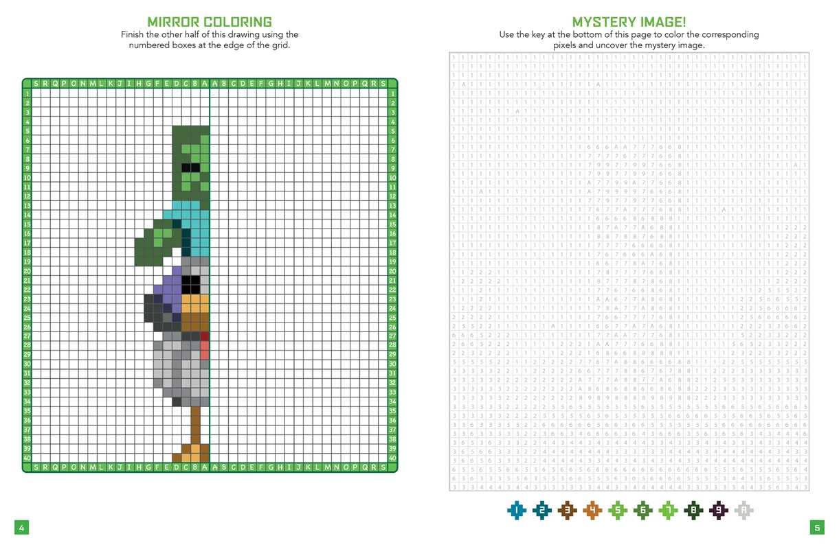 Unofficial Minecraft Pixel Coloring Book by Andrews McMeel Publishing