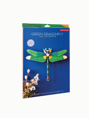 Giant Green Dragonfly 3D Wall Art