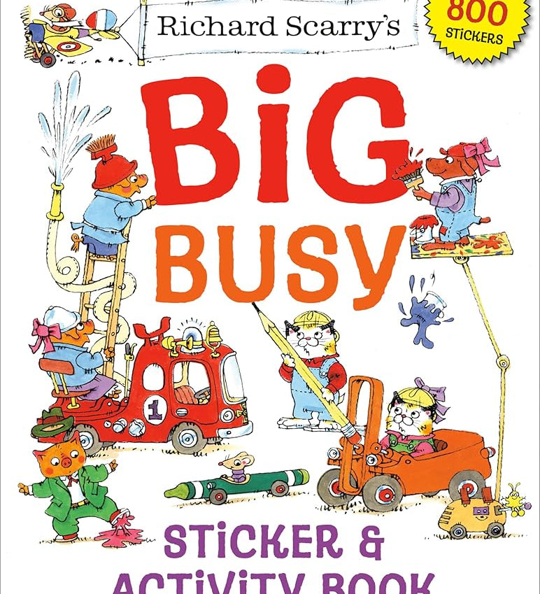 Richard Scarry's Big Busy Sticker & Activity Book cover image