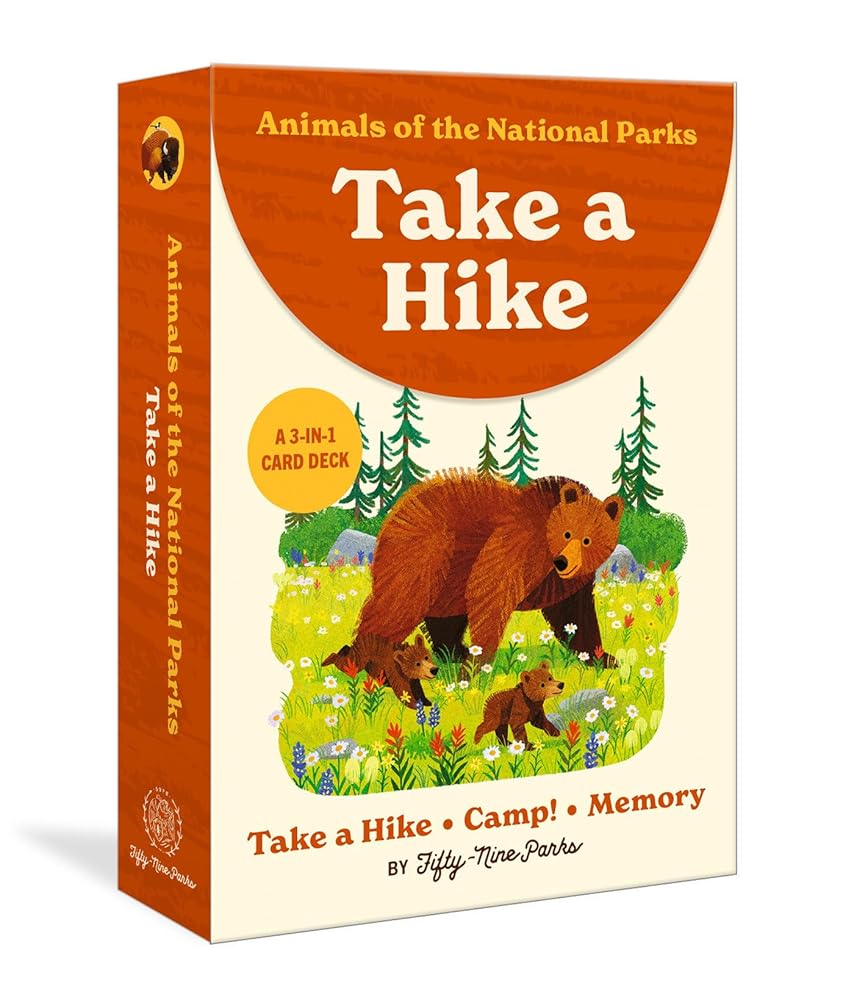 Animals of the National Parks Take a Hike: A 3-in-1 Card Deck cover image