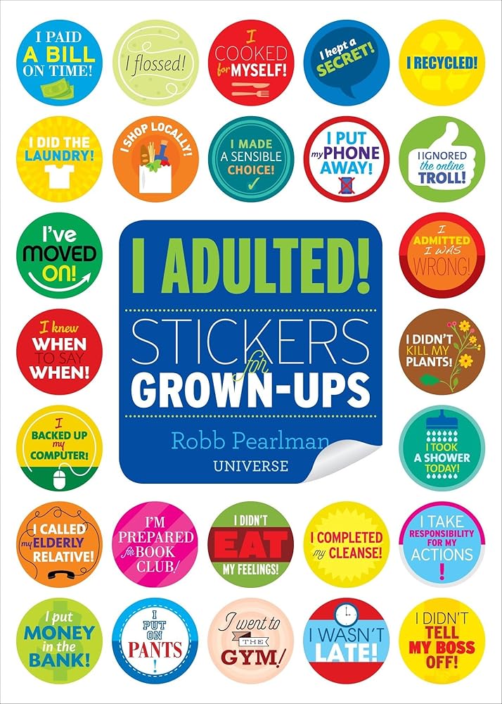 I Adulted!: Stickers for Grown-Ups cover image