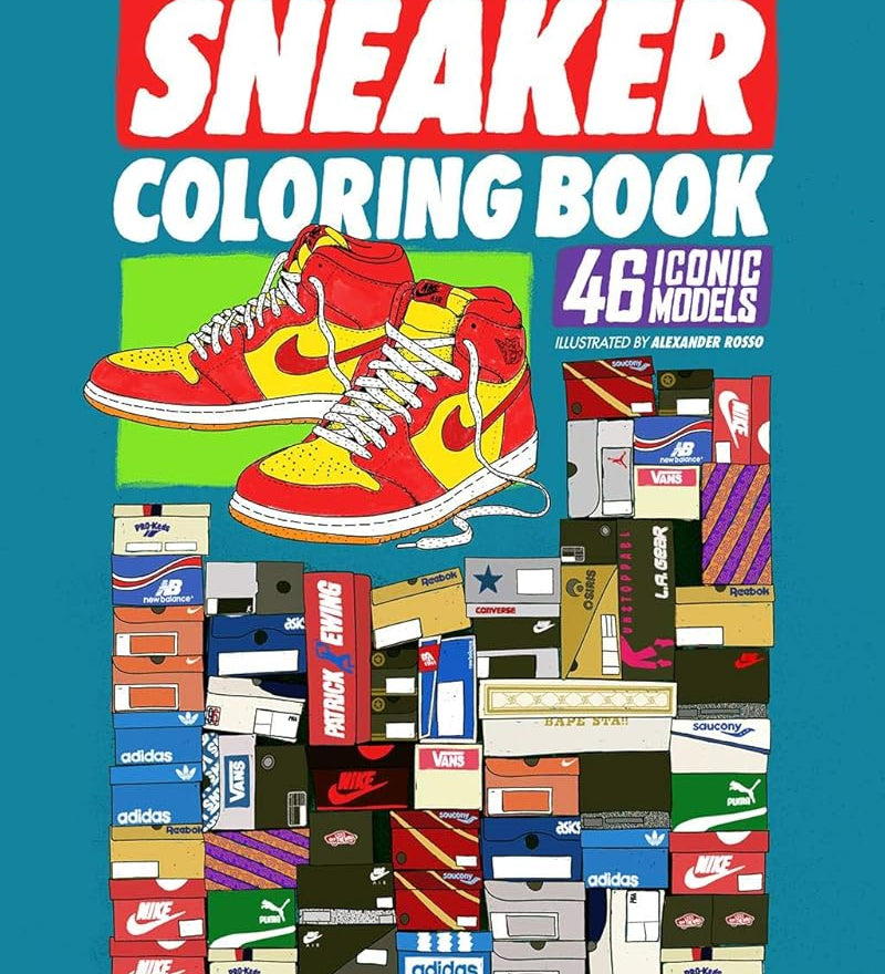 Sneaker Coloring Book: 46 Iconic Models cover image