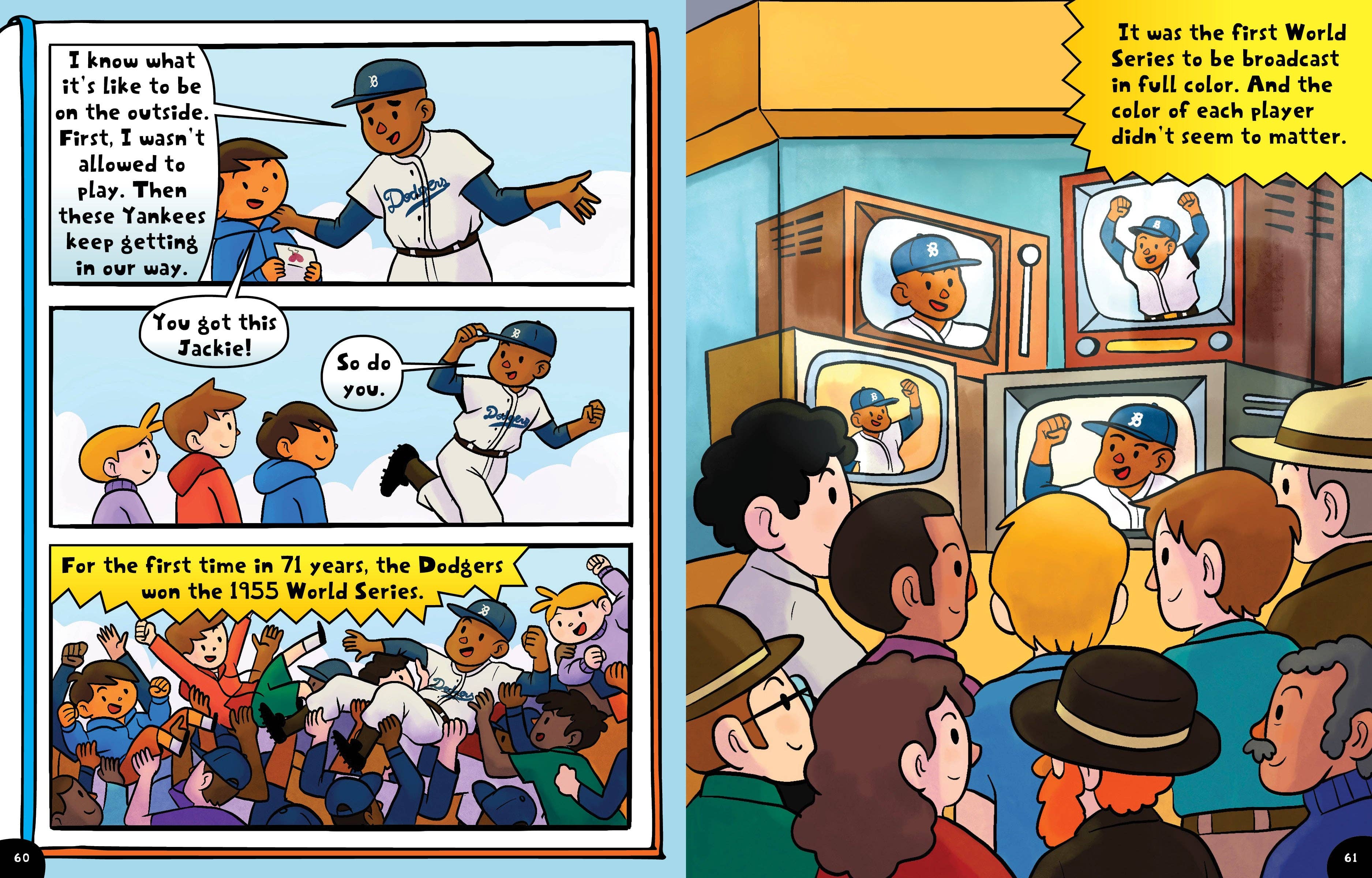 Brave Like Jackie Robinson (Children's Book Graphic Novel)