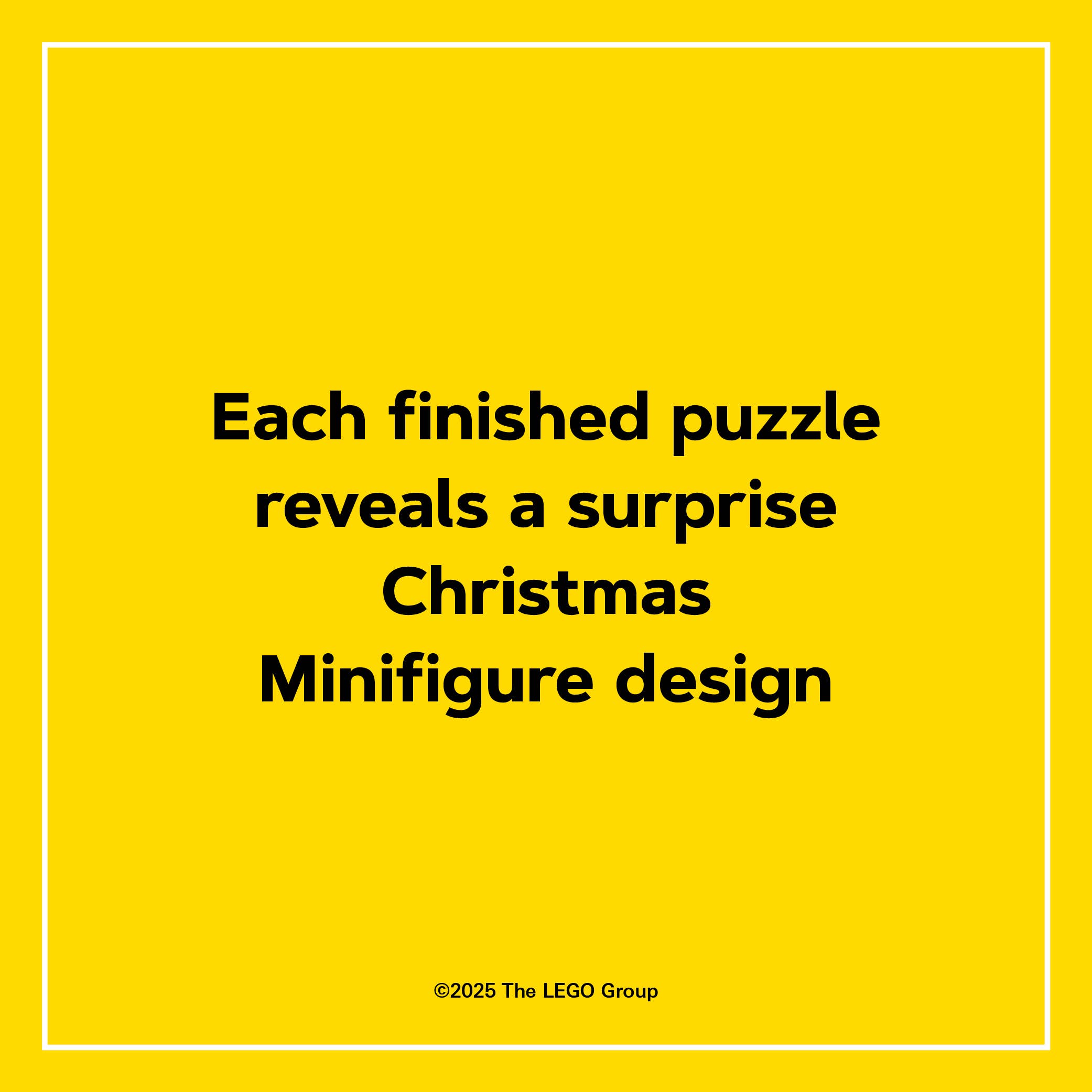 LEGO Mystery Minifigure Mini Puzzle (Christmas Edition)