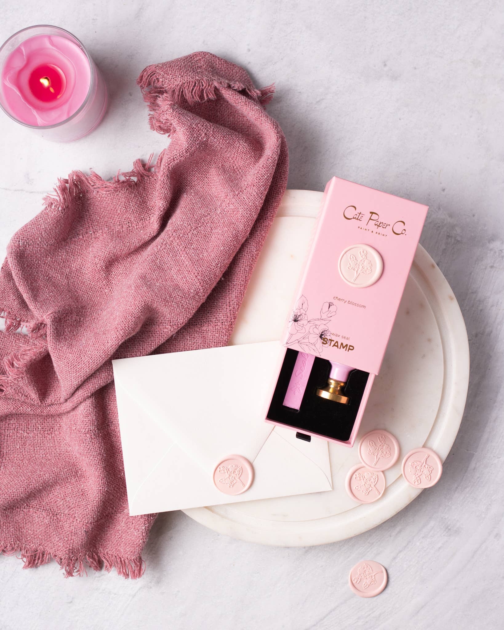 Wax Seal Stamp and Wax Stick Set: 3 Design Options