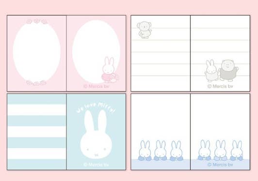 Miffy Mini Memo Notebook 2-Pack