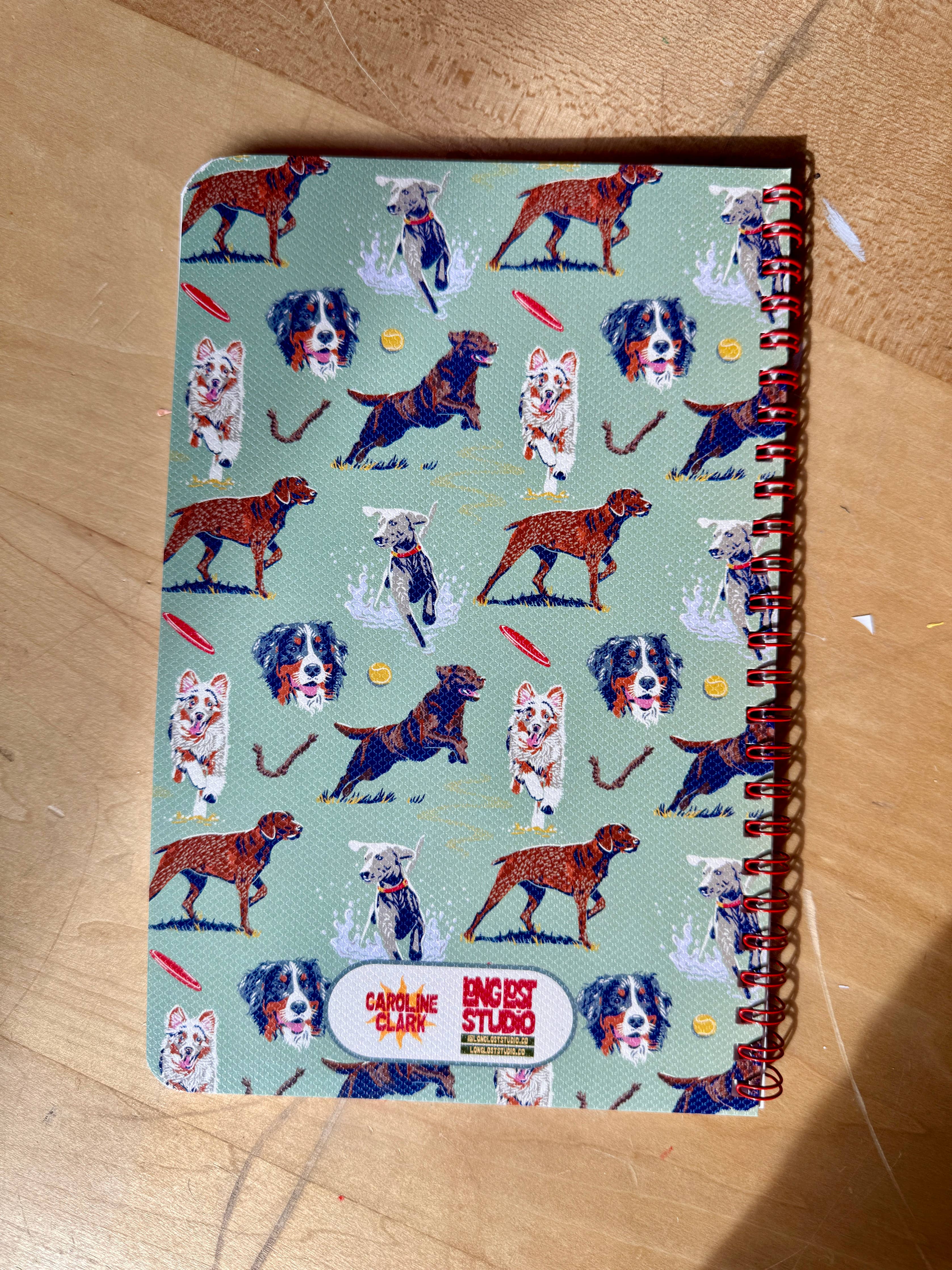 Dog Pattern Notebook