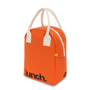 'Lunch' Poppy - Organic Cotton Zipper Lunch Bag