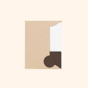Birthday Hat Dog Letterpress Greeting Card by Fugu Fugu