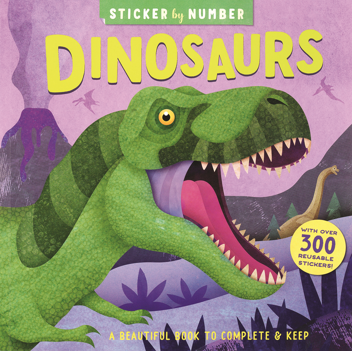 Sticker by Number: Dinosaurs