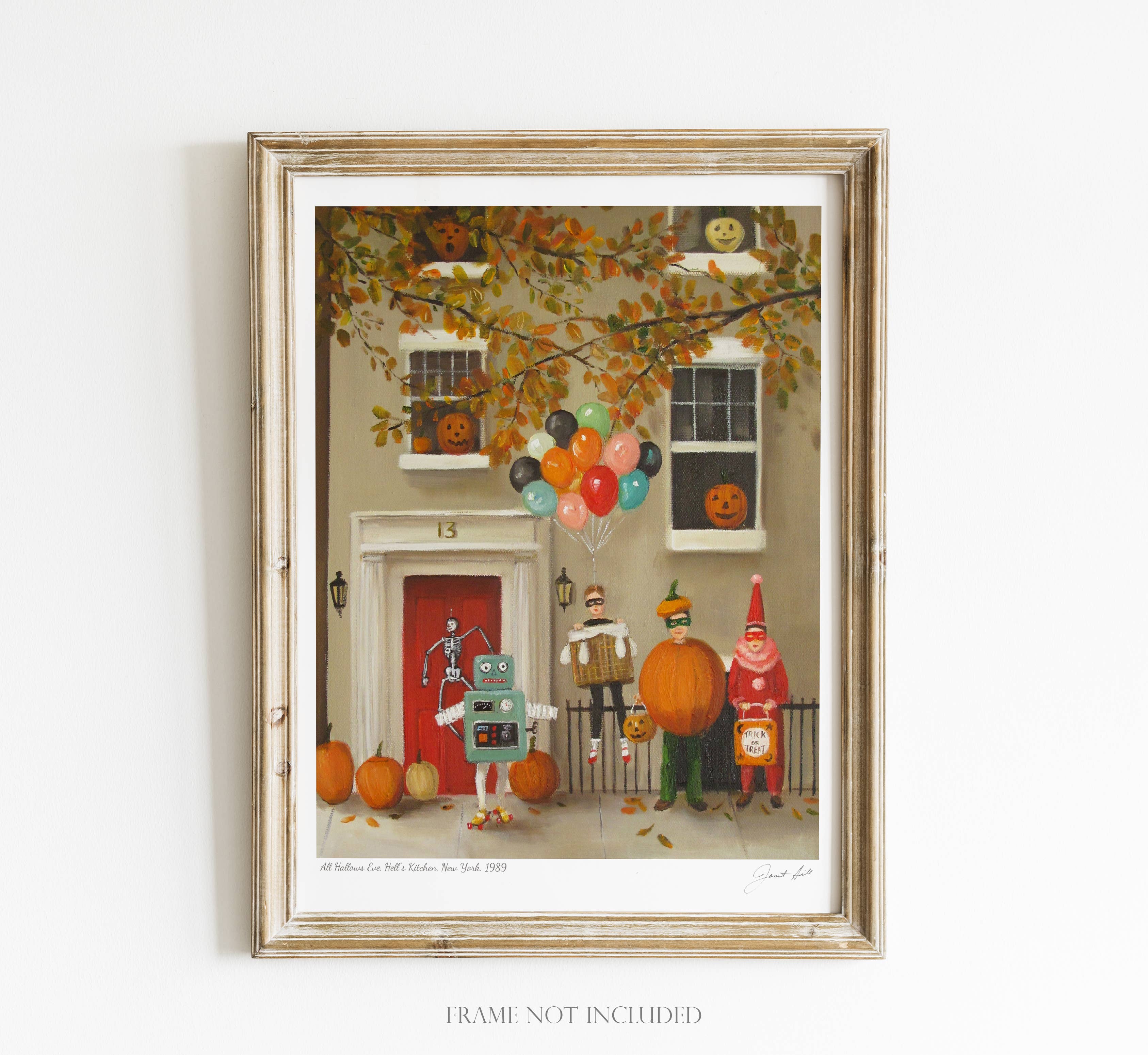 All Hallow's Eve, Hell's Kitchen Art Print- 8.5"x11"