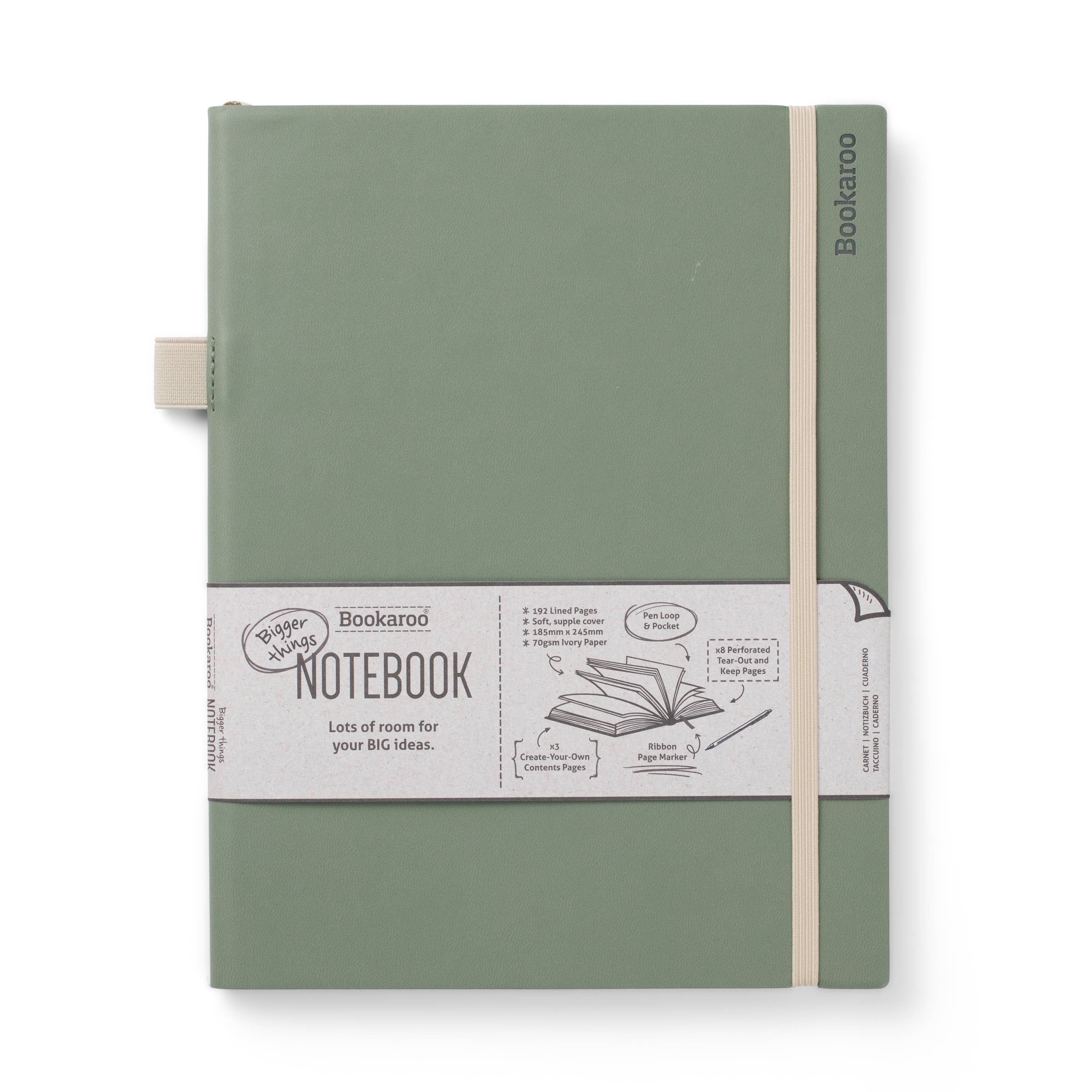 Bookaroo Bigger Things Notebook - 4 Colors Available