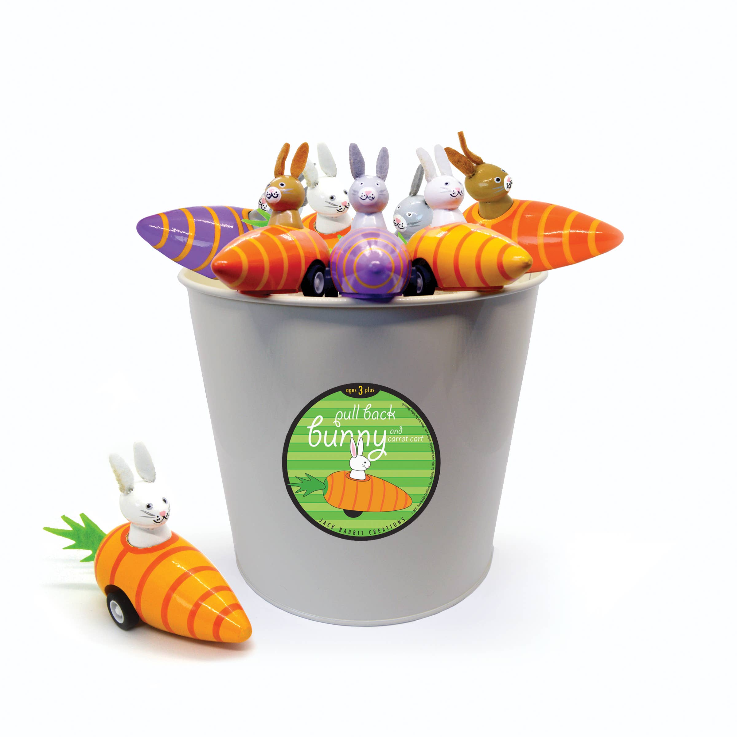 Pull Back Bunny in Carrot Racer