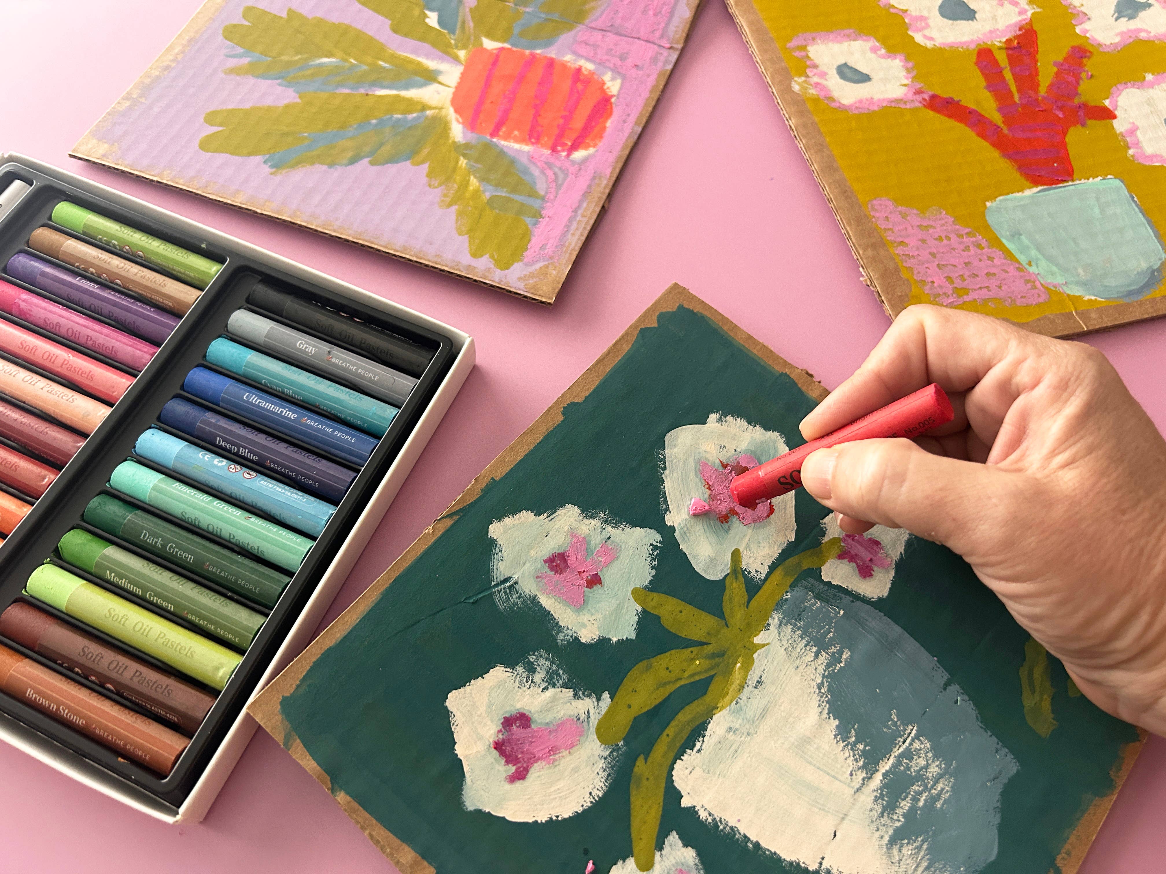 Soft Oil Pastel Set of 24