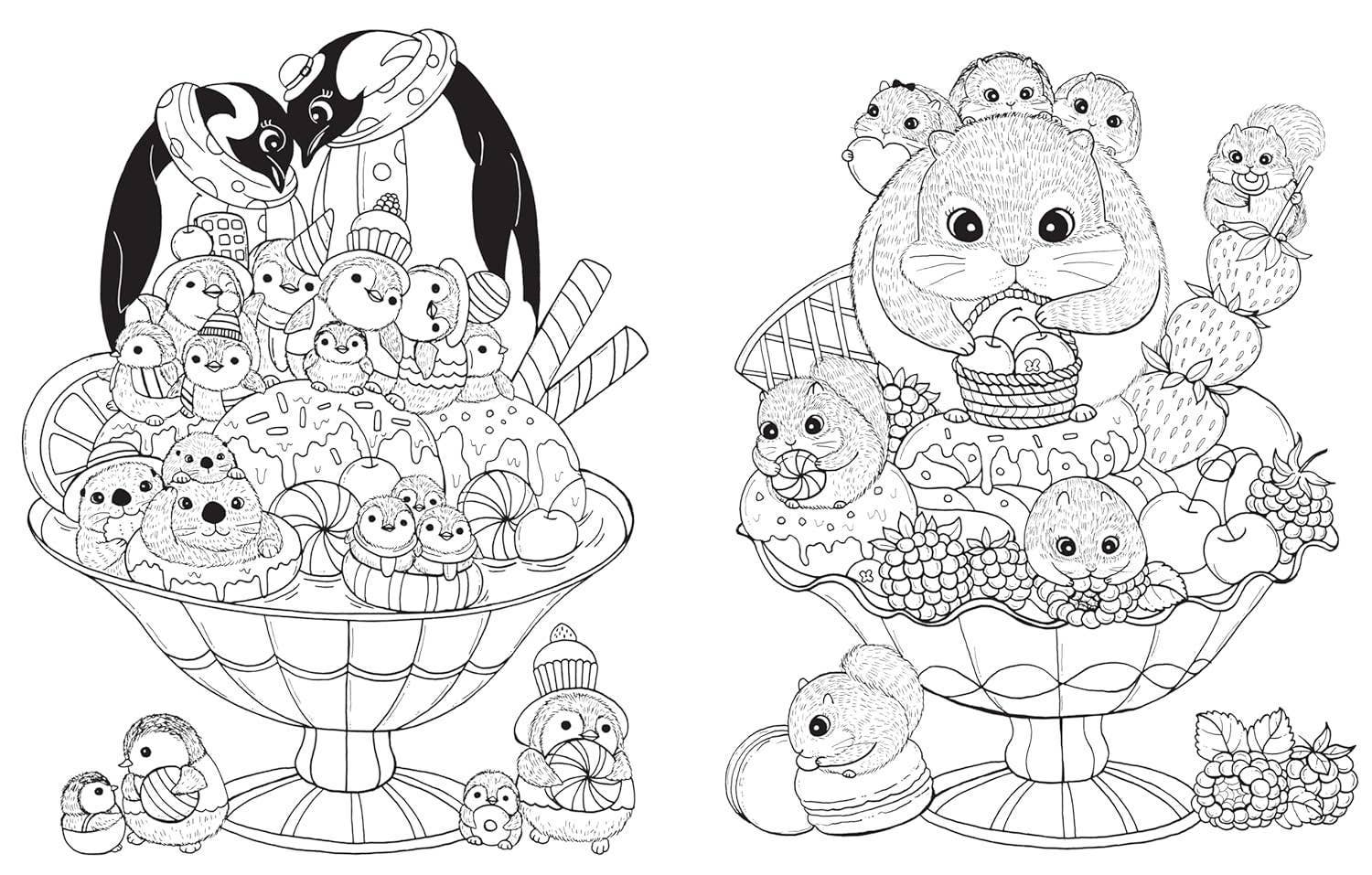 DUPLICATE A Million Baby Animals Coloring Book by Lulu Mayo