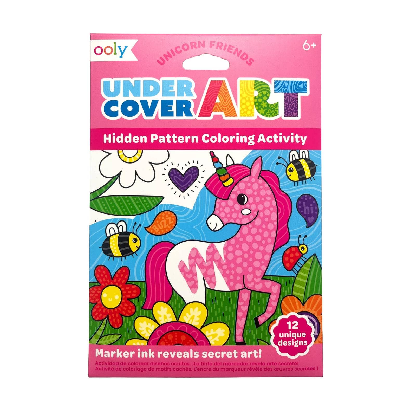Unicorn Friends - Undercover Art Hidden Patterns Coloring